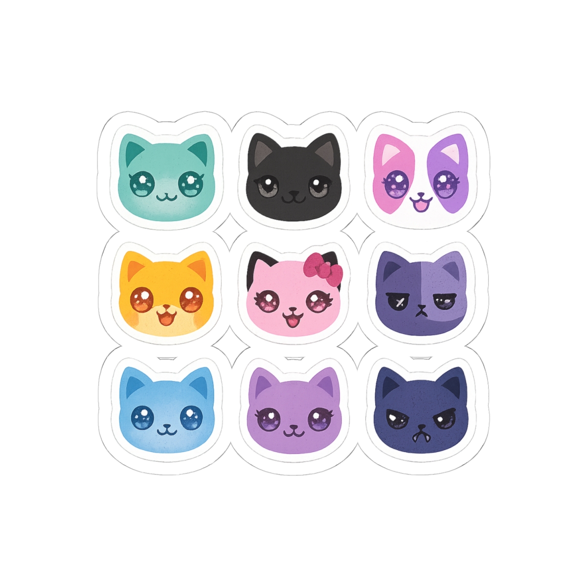Aphmau Meemeow Cat Pattern Stickers | Cute Vinyl Decals - alternate angle 1, merchandise