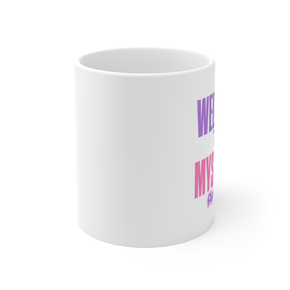 Aphmau "Welcome to MyStreet" White Mug - alternate angle 1, merchandise