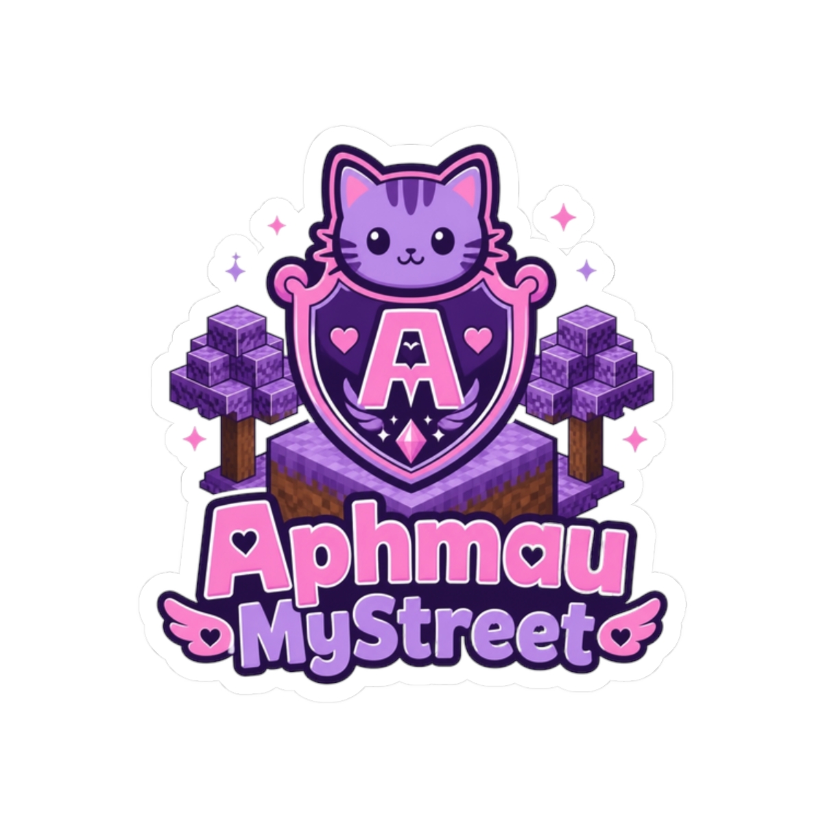Aphmau "Aphmau MyStreet" Sticker - alternate angle 1, merchandise