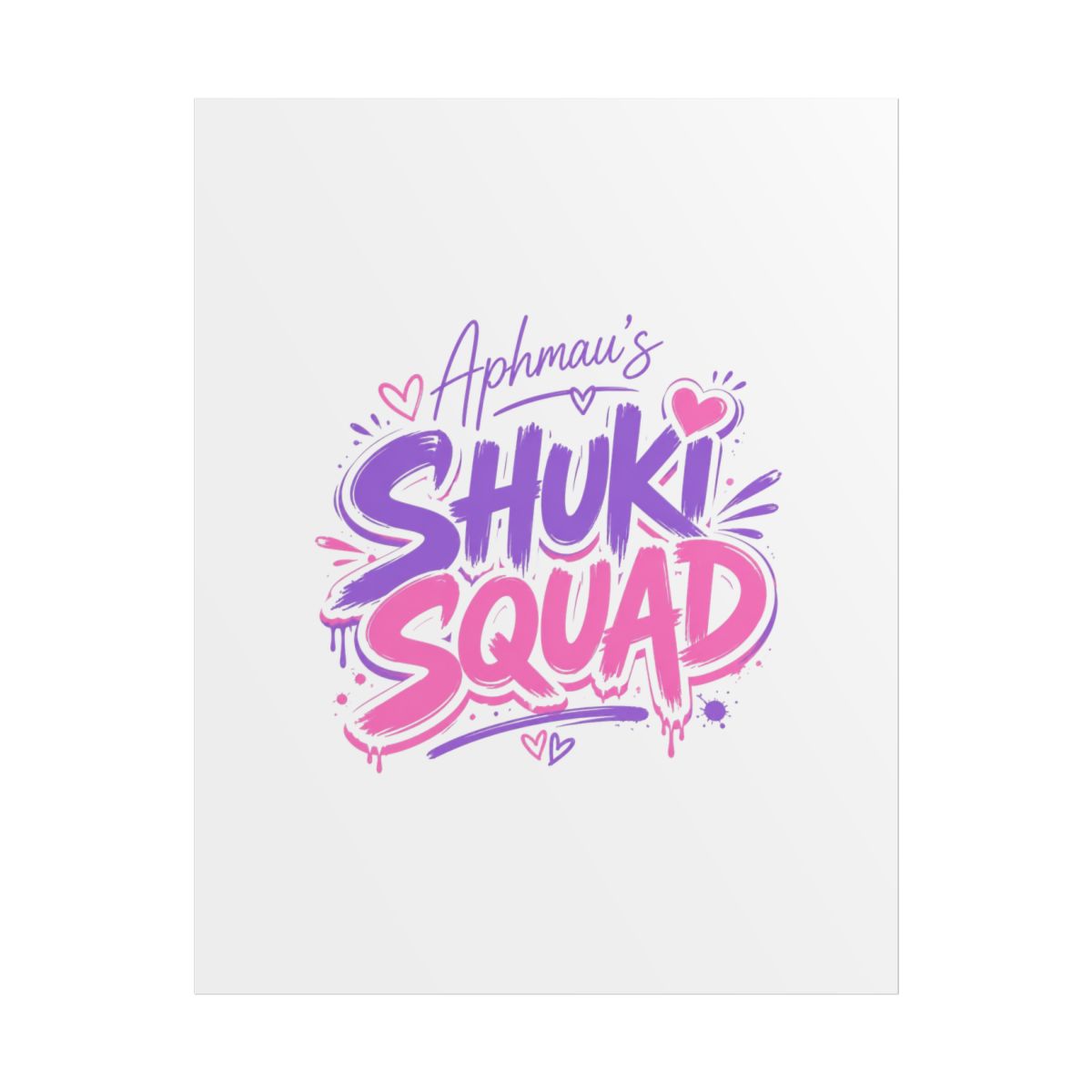 Aphmau "Shuki Squad" Poster - alternate angle 1, merchandise