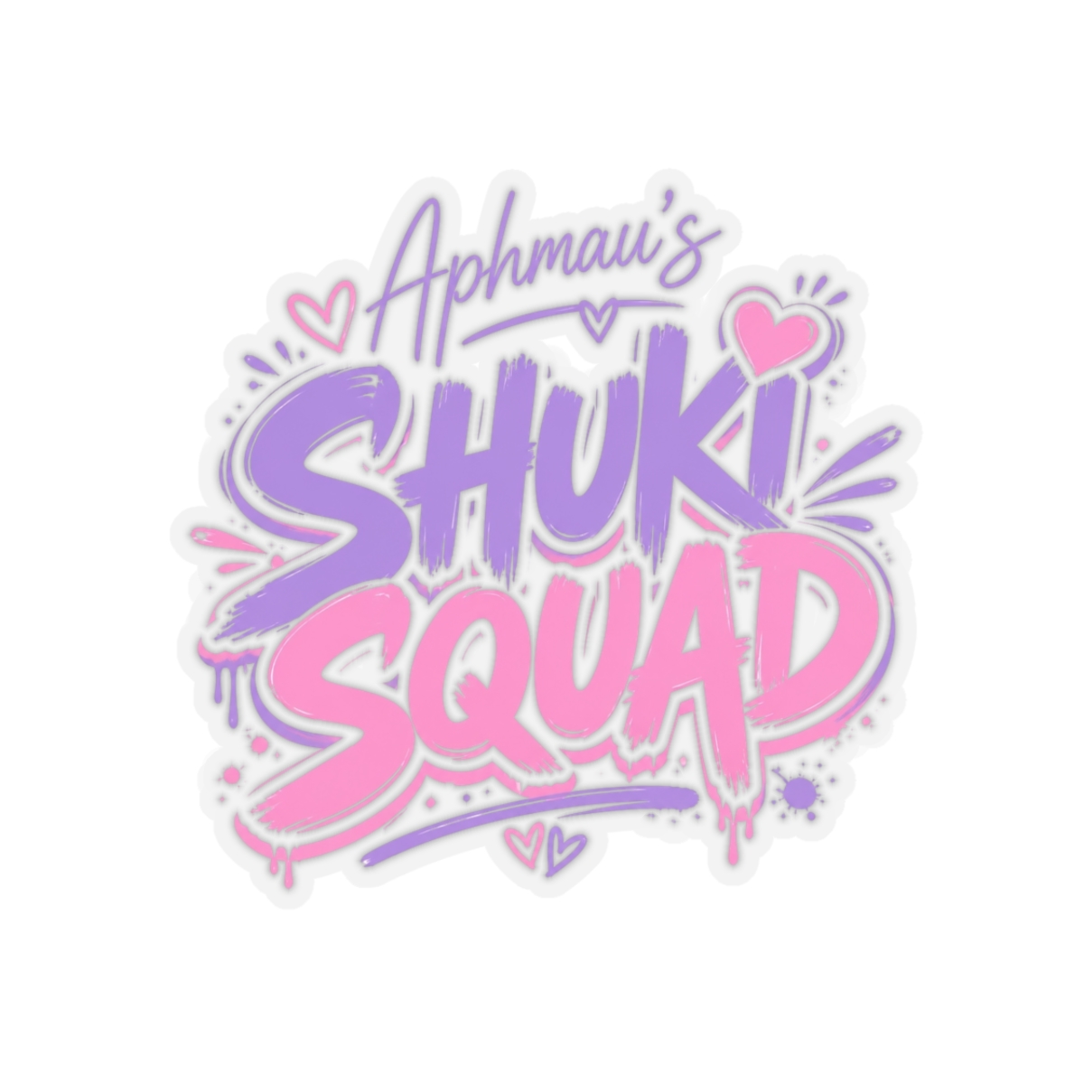 Aphmau "Shuki Squad" Sticker - alternate angle 2, merchandise